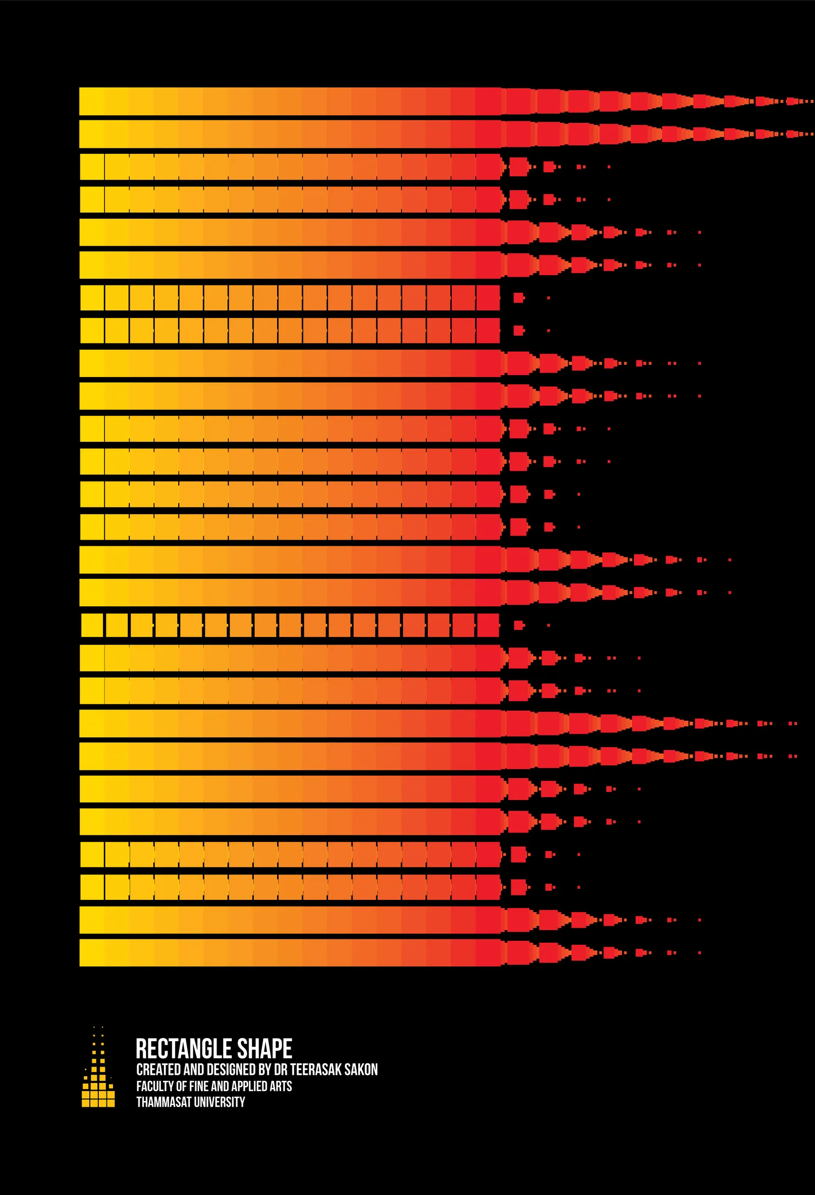 Rectangle — a gradient built entirely from stepped bars.